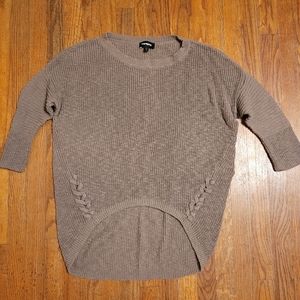 Express high-low sweater